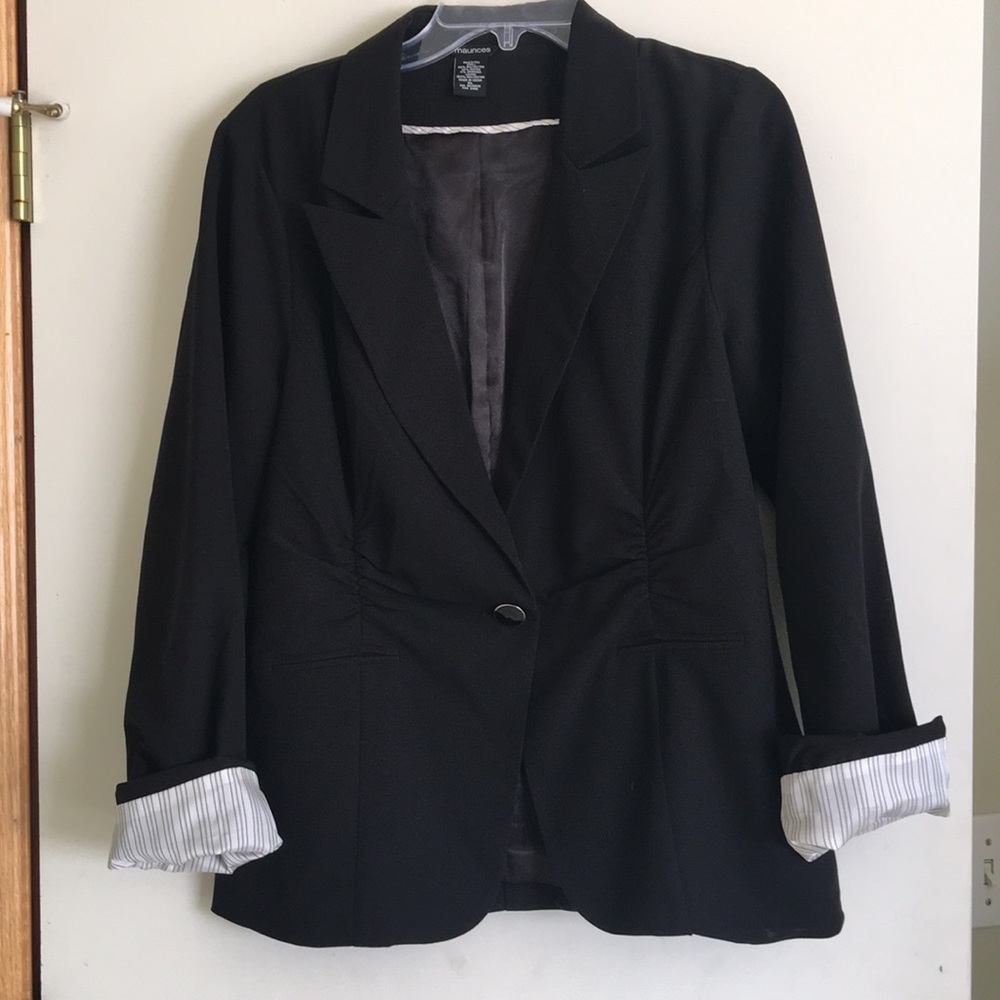 Black Maurices dress jacket